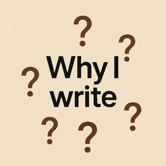 Why I write by The Freudian Couch
