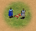 A Teutonic Knight in Age of Empires II